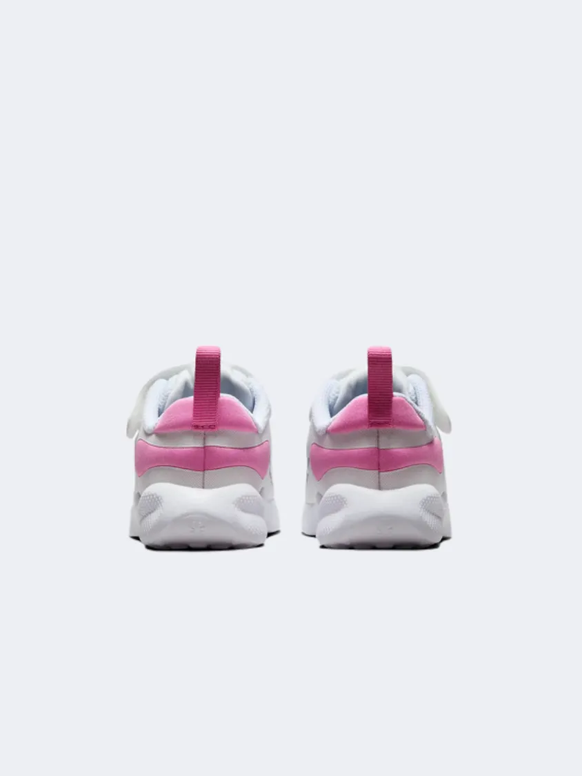 Nike Revolution 7 Ps-Boys Running Shoes White/Pink/Navy