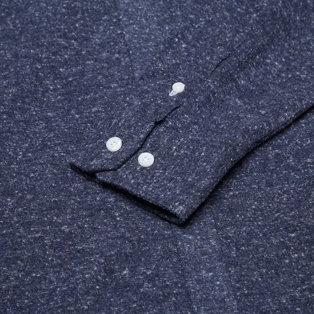 Norse Projects Anton Noise Melange ShirtDark Navy Melange