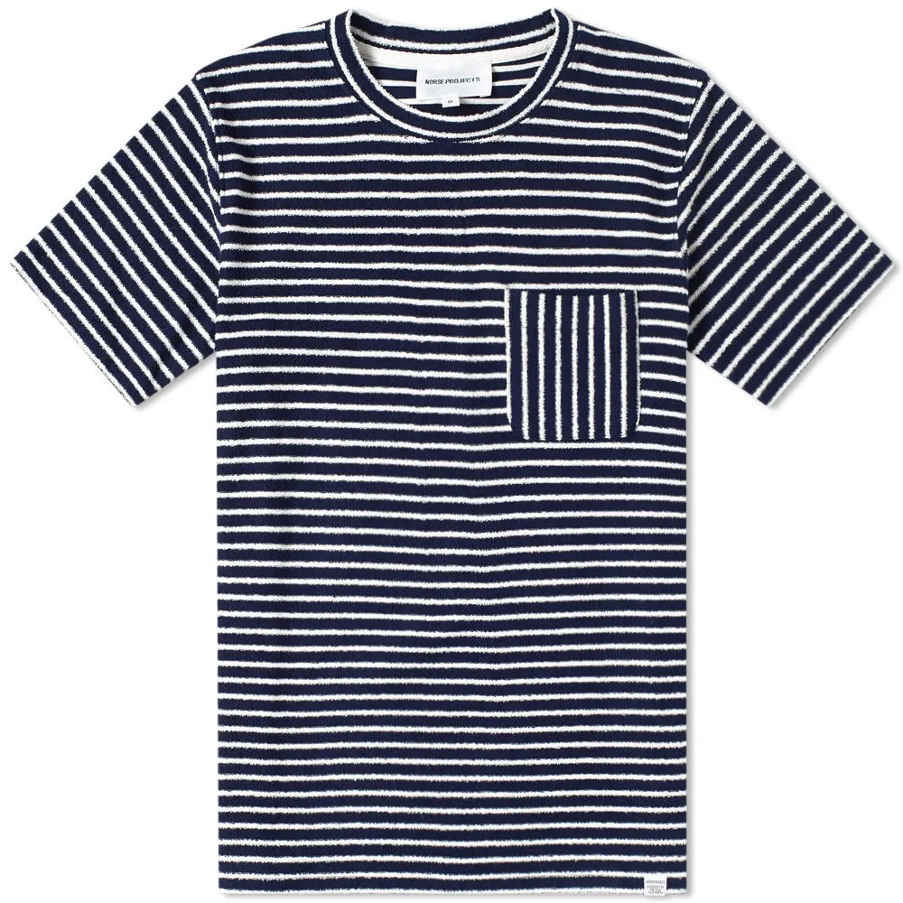 Norse Projects Niels Pocket TeeDark Navy