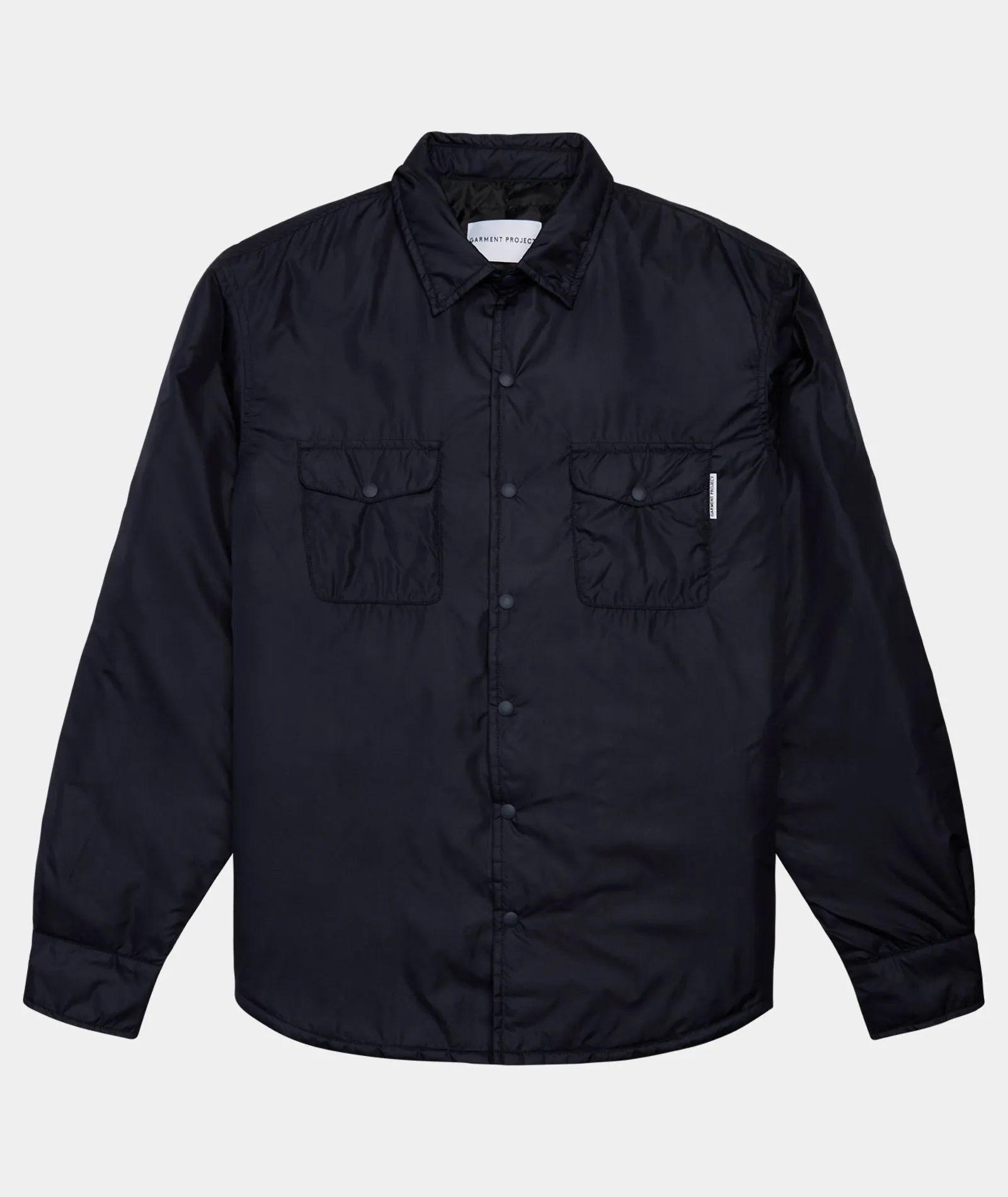 Padded Nylon Shirt - Navy