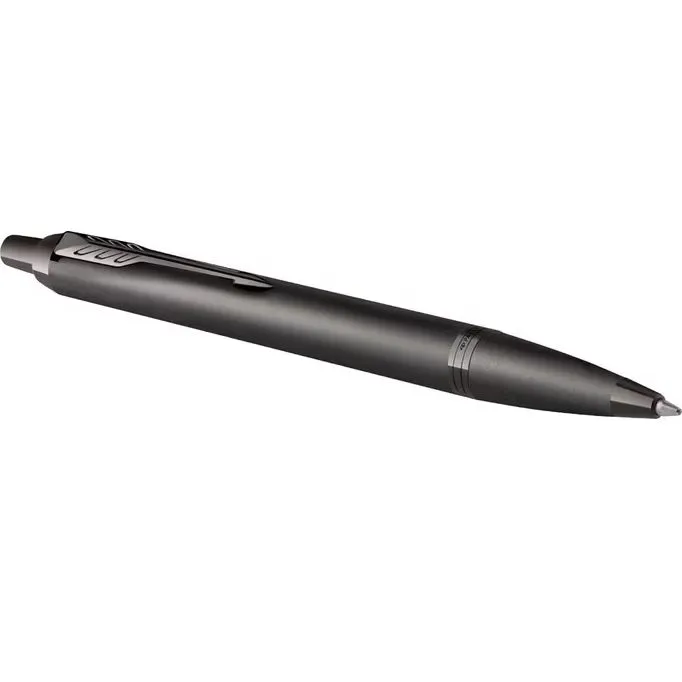 Parker IM Ballpoint Pen Retractable Matte Gun Metal Grey Titanium Medium