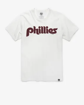 PHILADELPHIA PHILLIES COOPERSTOWN WORDMARK '47 FRANKLIN TEE