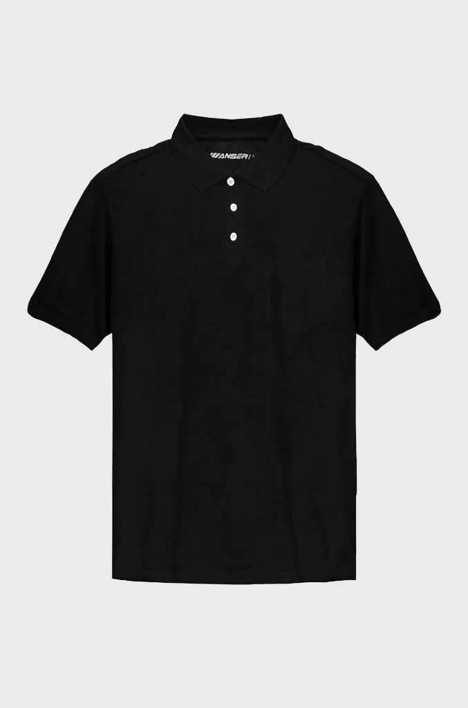 Polera Pique Black (Hombre)