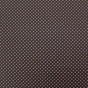 Polka Dot Cotton - Brown