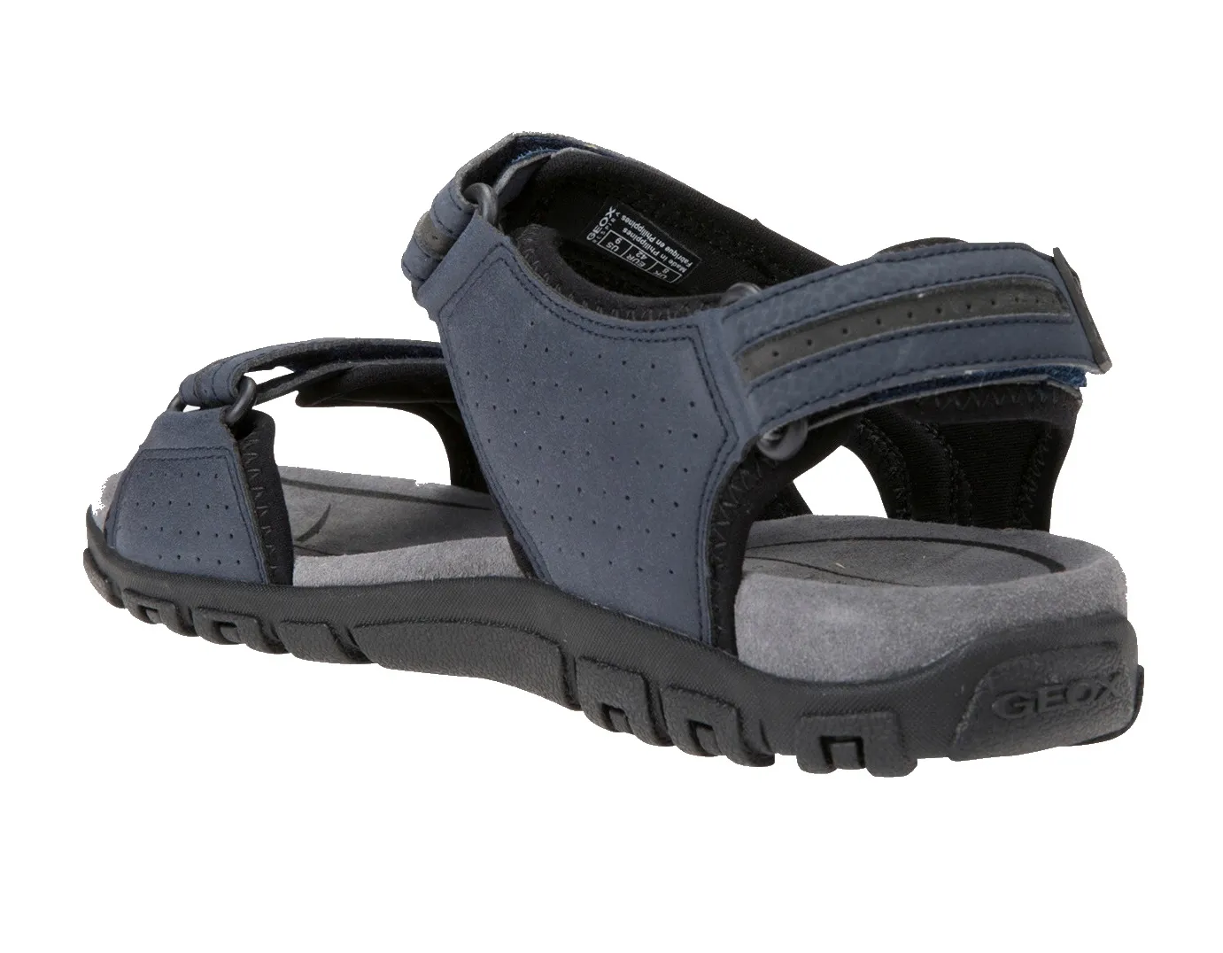 SANDALI GEOX UOMO   U S.STRADA D - VIT.SINT.+DBK   NAVY/DK GREY U8224D 0BC50 C4422