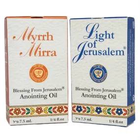 Set of 2 pcs Blessed Aromatic Anointing Oils by Ein Gedi 0.25fl.oz/ 7.5 ml each