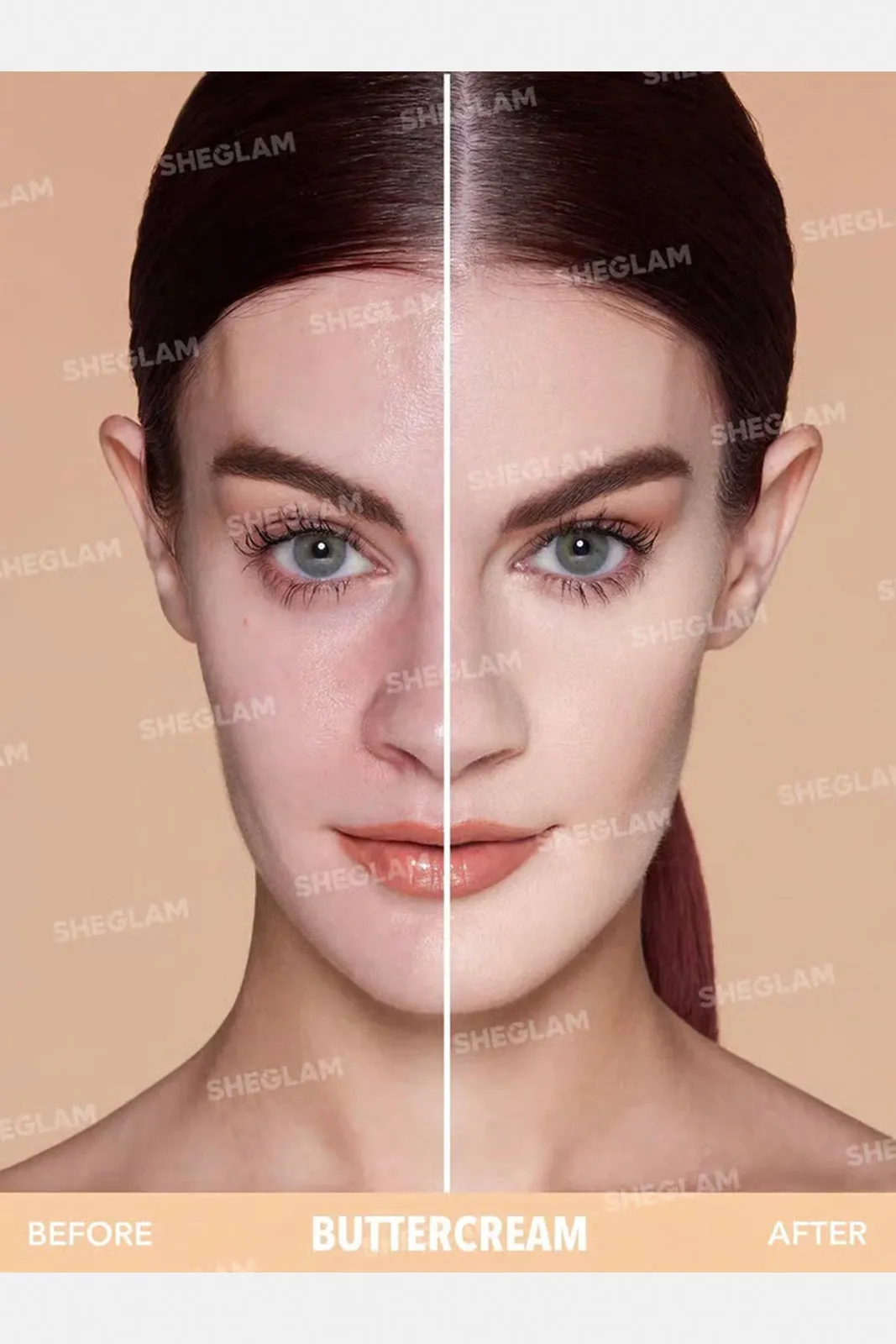 Sheglam Skin-Focus High Coverage Powder Foundation - Buttercream