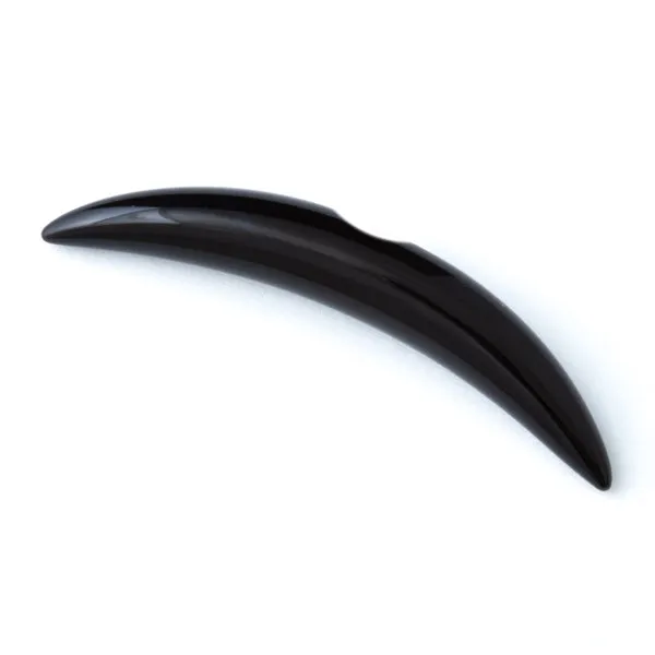 Simple Glass Septum Tusk - Black