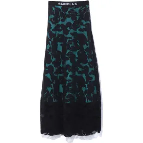 SOLID CAMO LONG SKIRT LADIES