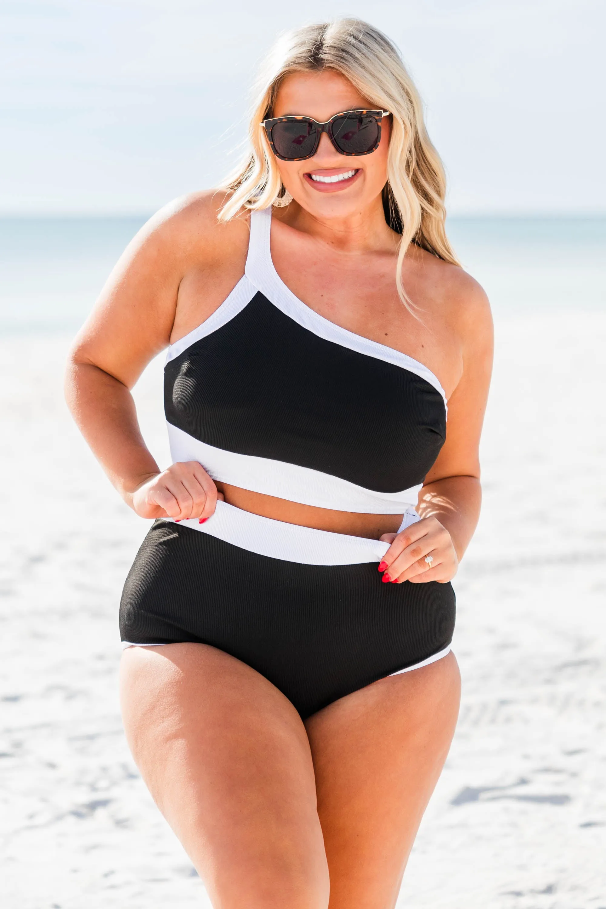 Splash At The Beach Top, Black