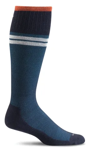  Sportster Moderate Graduated Compression Sock in Navy  