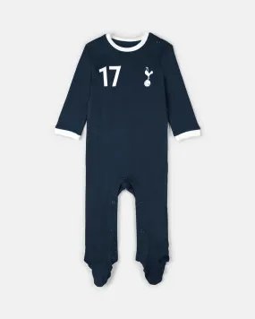 Spurs Baby Romero Navy Sleepsuit