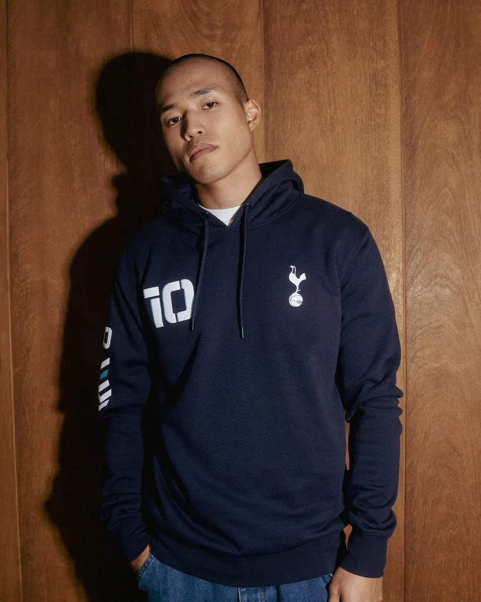 Spurs Mens Maddison Navy Number Hoodie