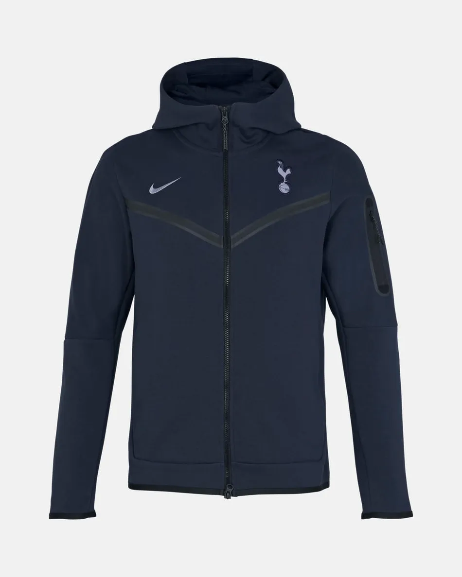 Spurs Nike Adult Navy Tech Fleece Hoodie 2023/24