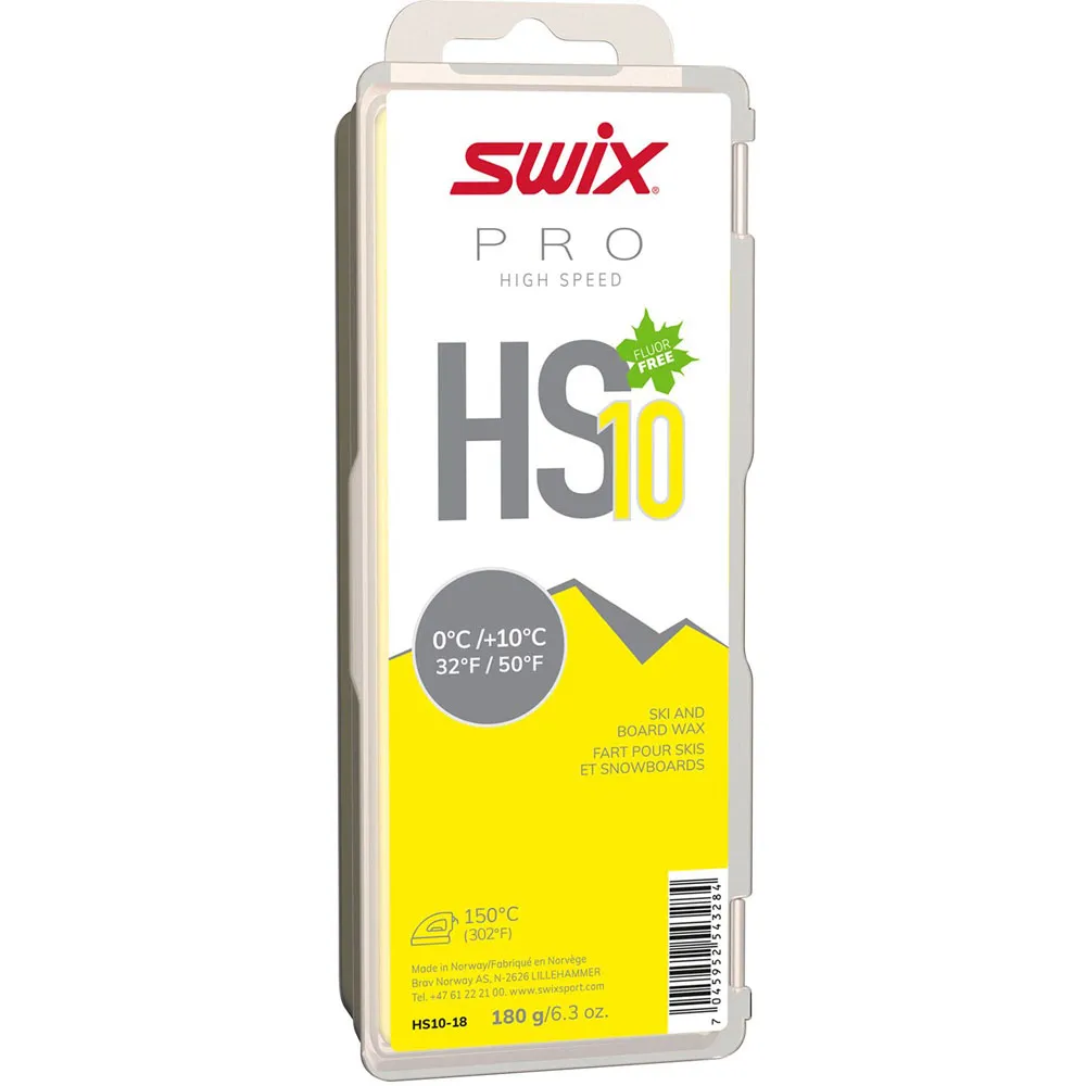 Swix Pro High Speed Wax Fluoro Free HS10