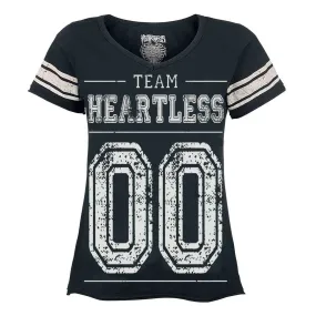 TEAM HEARTLESS T LADIES BLACK