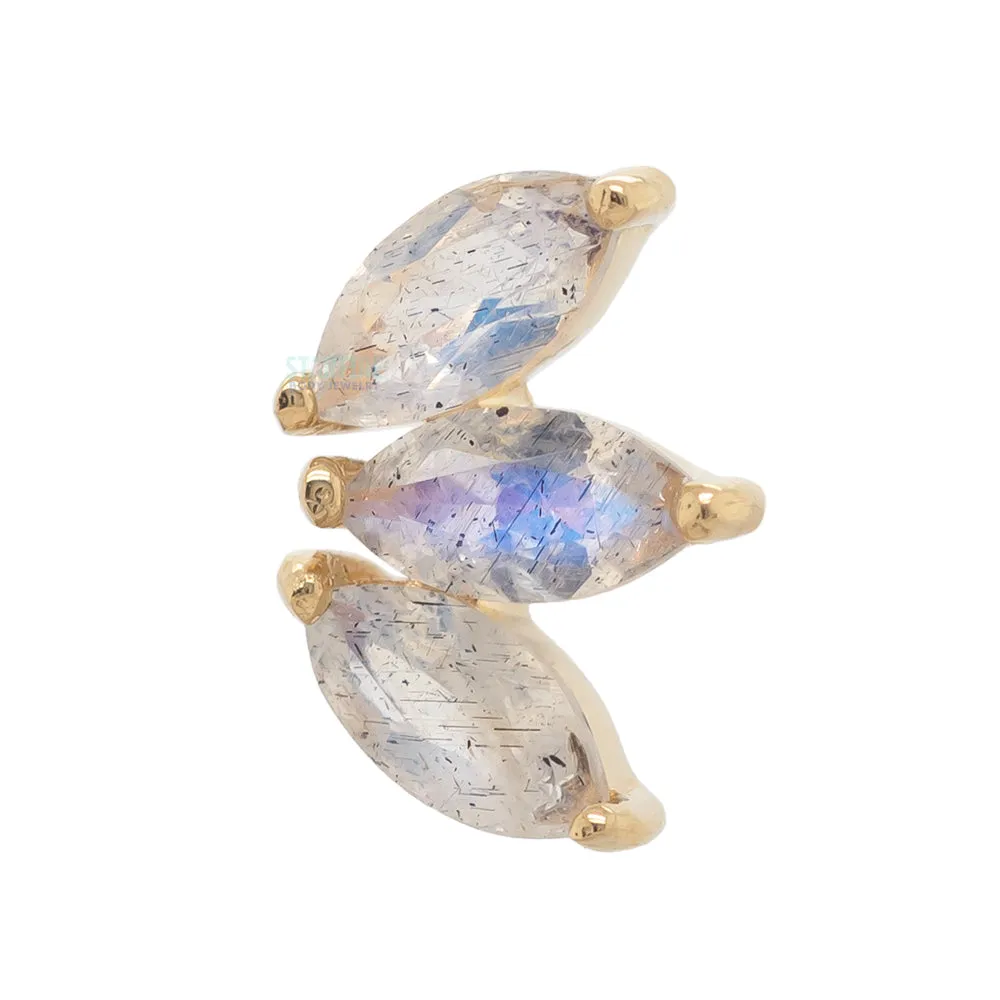 threadless: Moet End in Gold with Labradorite