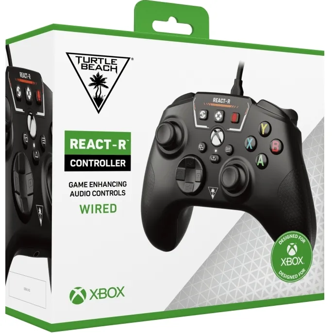 Turtle Beach React-R Wired Controller Xbox Series X|S Black