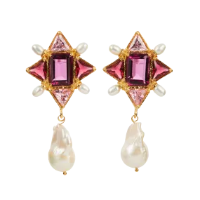 Violetta Earrings Pink