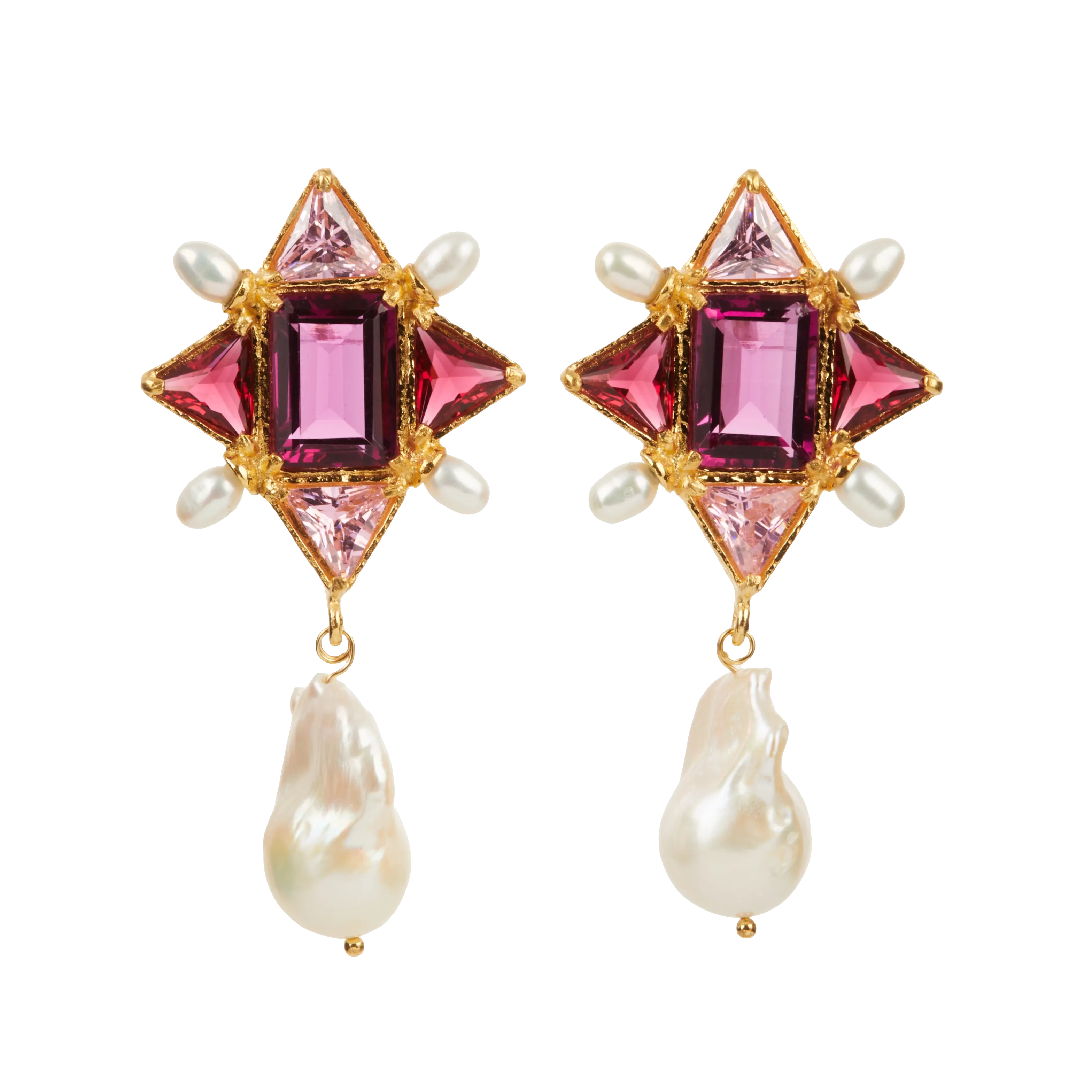 Violetta Earrings Pink