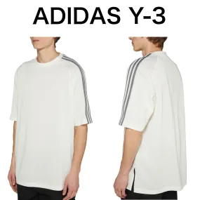 Y-3  |Crew Neck Collaboration Cotton Short Sleeves Logo Designers