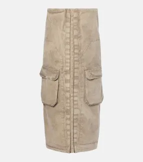 Y/Project Velcro cotton cargo skirt